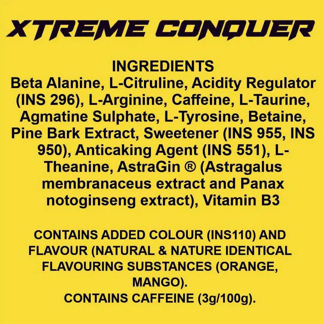 Conquer Xtreme Pre-workout