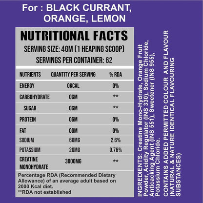 Creatine Monohydrate- Micronized