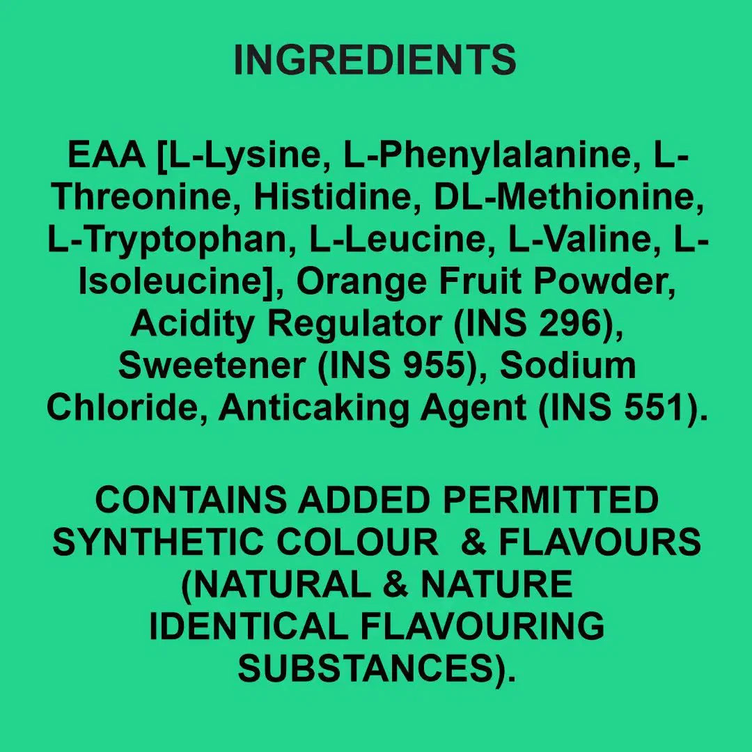 EAA's (9 Essential Amino Acids)