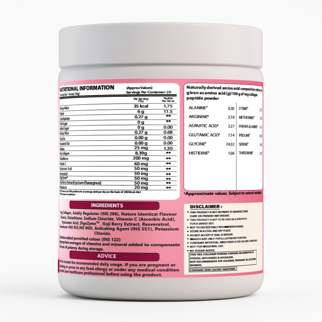 Veg Collagen for Glow - Plant Based