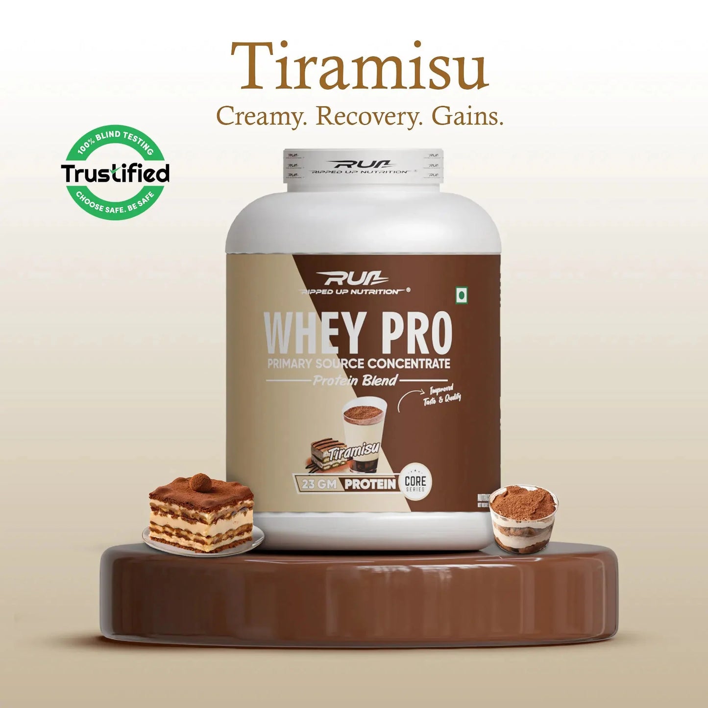 Whey PRO- Trustified™ (Primary Concentrate + Isolate Blend)
